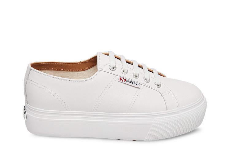 Superga 2790 Nappaleaw White - Womens Superga Platform Shoes